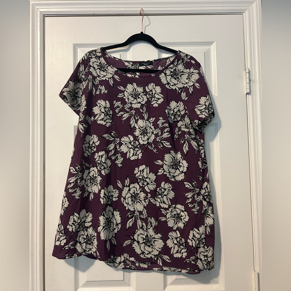 Blouse. Very roomy and soft/light weight. No stretch.